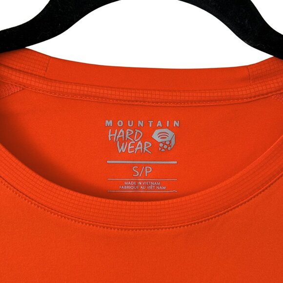 Men's Mountain Hardwear Outdoor Orange Lightweight Long Sleeve Shirt - Small - Picture 3 of 5